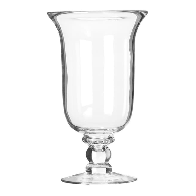 OKA Glass Hurricane Lamp/Vase, Small