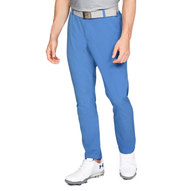 Under Armour Blue Tapered Stretch Golf Trousers