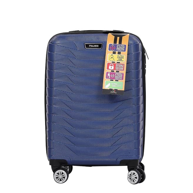 Polina Dark Blue Cabin Valiz Suitcase