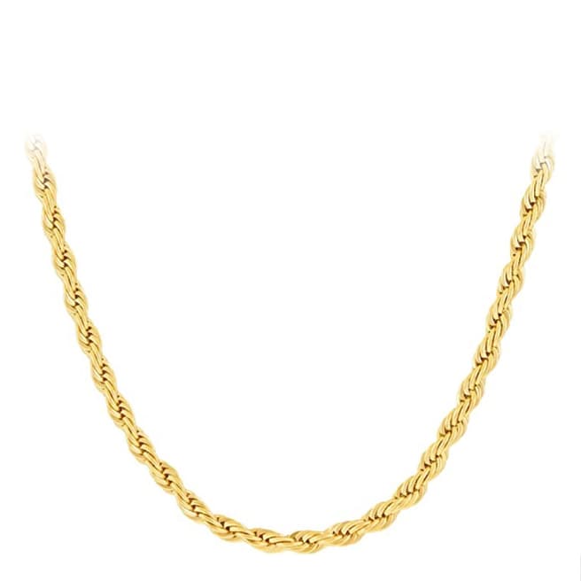 Stephen Oliver 18K Gold Twist Chain Necklace