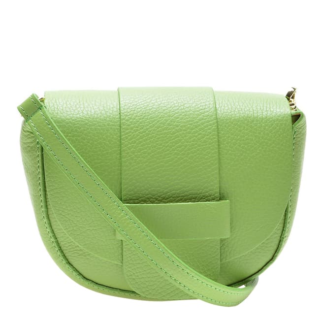 Mangotti Green Leather Shoulder bag