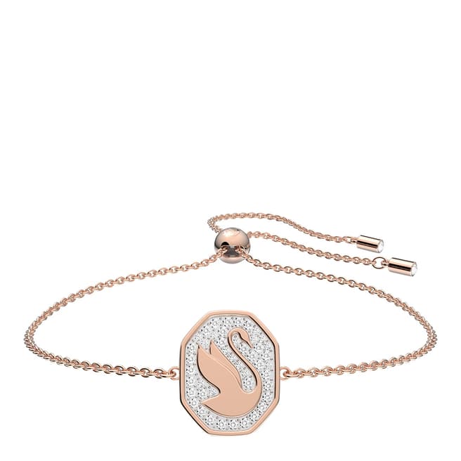 SWAROVSKI Rose Gold-Plated Signum Adjustable Bracelet