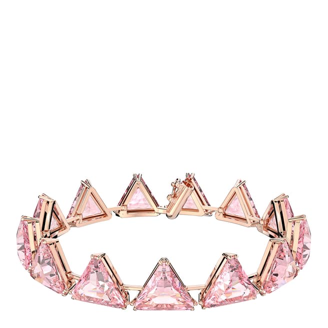 SWAROVSKI Pink Ortyx Triangle Cut Bracelet