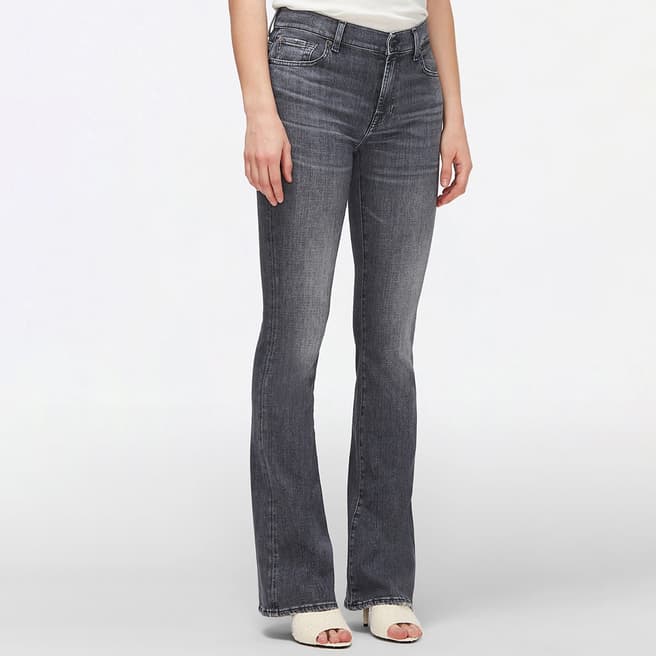 7 For All Mankind Charcoal Bootcut Stretch Jeans
