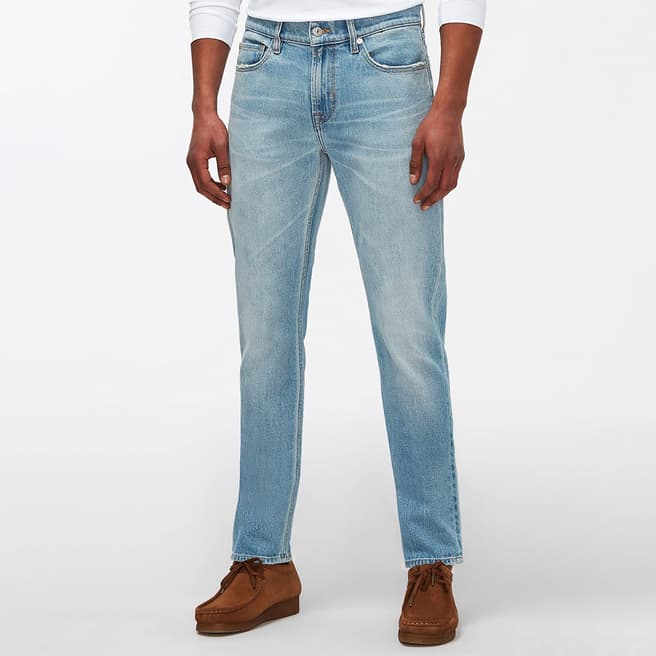 7 For All Mankind Light Blue Slimmy Tapered Stretch Jeans