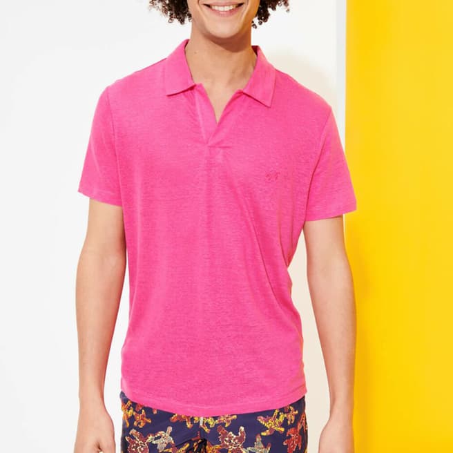 Vilebrequin Pink Pyramid Polo