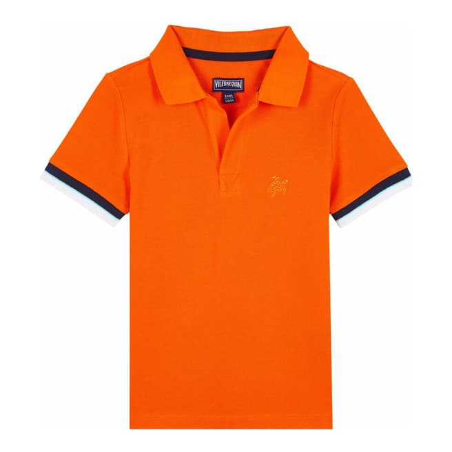 Vilebrequin Orange Pantin Polo