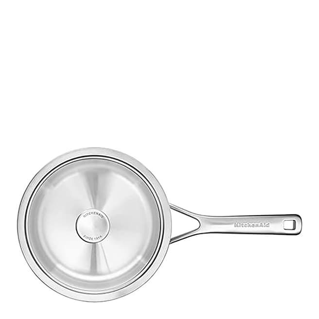 KitchenAid KitchenAid Multi-Ply Stainless Steel 24cm/3.1 Litre Skillet with Lid, Silver
