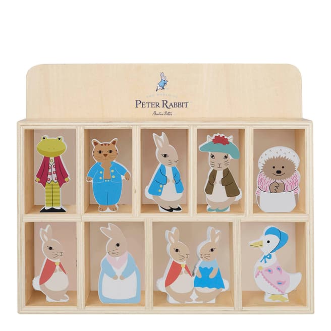 Orange Tree Toys Peter Rabbit Characters & Shelf