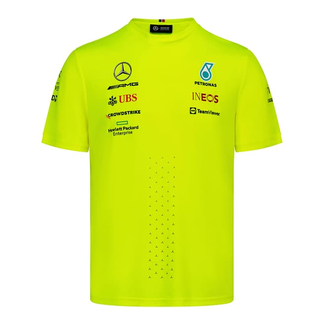 Mercedes AMG-Petronas Motorsport Yellow Mercedes Set Up T-Shirt