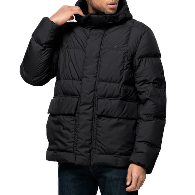 Jack Wolfskin Black Frozen Lake Weather Resist Jacket