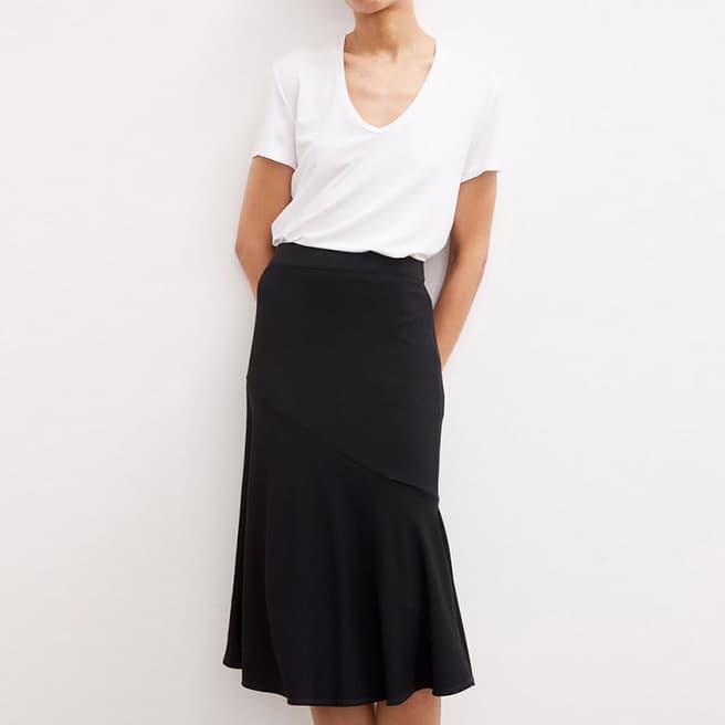 By Malene Birger Black Tassia Asymmetric Skirt