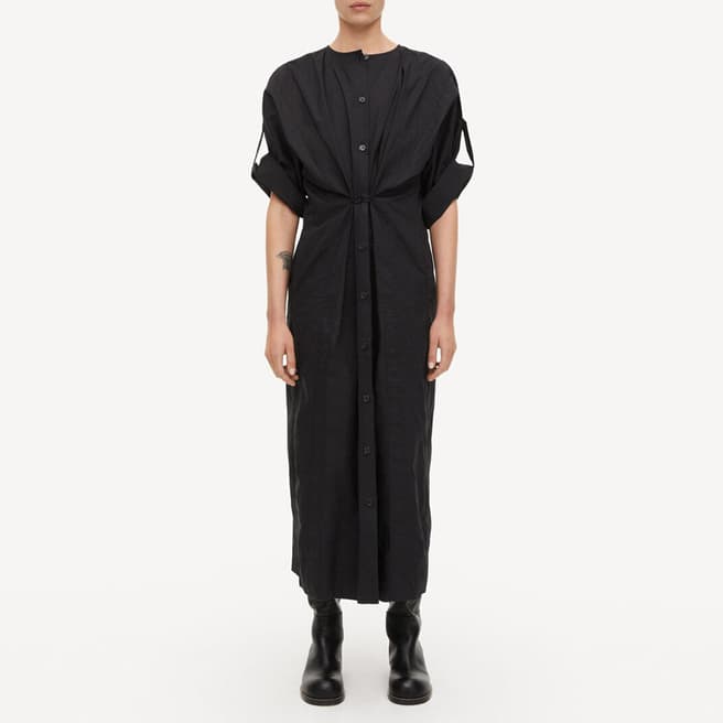 By Malene Birger Black Annielle Maxi Cotton Dress