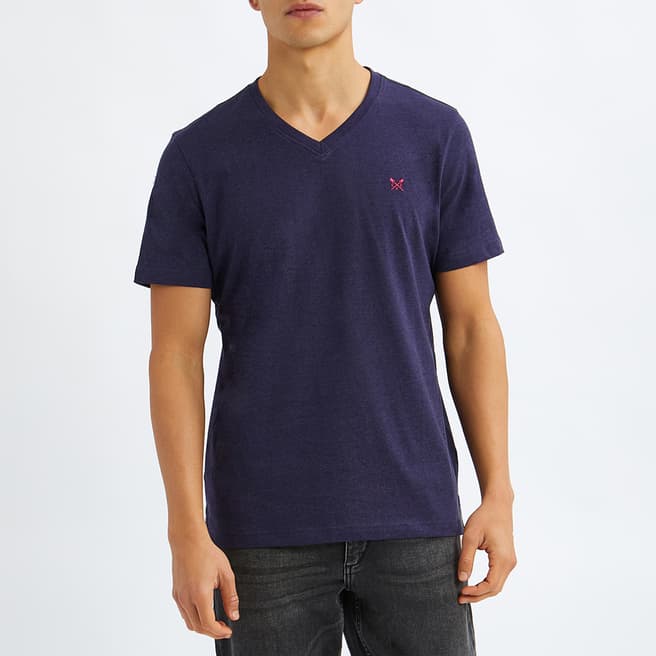 Crew Clothing Navy V-Neck T-shirt