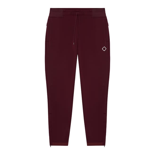 Ma Strum Dark Red Tech Fleece Joggers