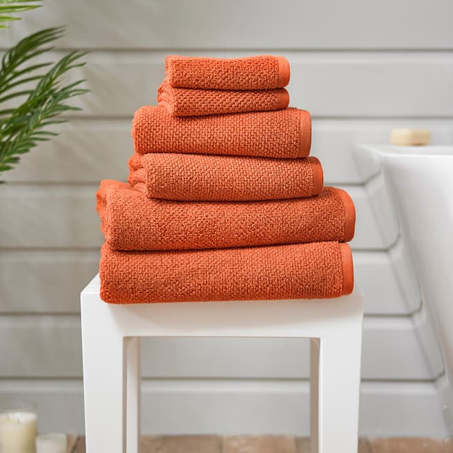 The Lyndon Company Romeo Bath Towel, Paprika