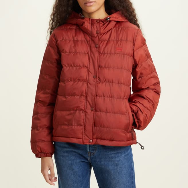 Levi's Red Edie Quilted Packable Jacket