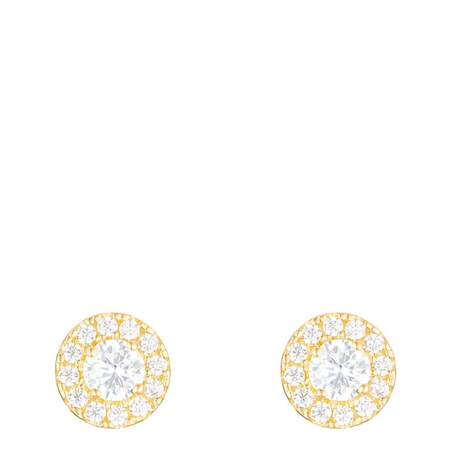 Or Eclat Yellow Gold "Magic Circle" Earrings