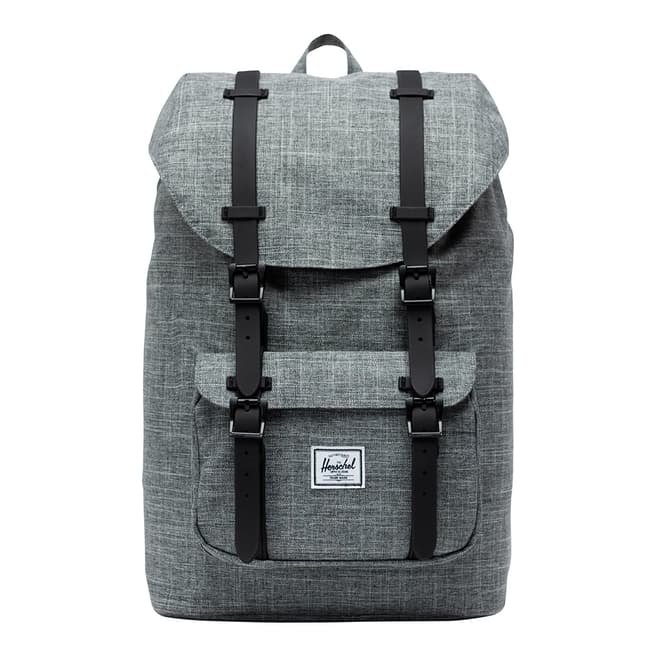 Herschel Supply Co. Raven Crosshatch Herschel Little America Mid-Volume Backpack