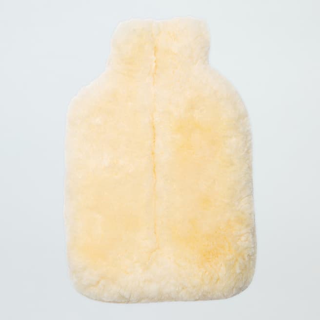 N°· Eleven Cream Shearling Hot Water Bottle Cover