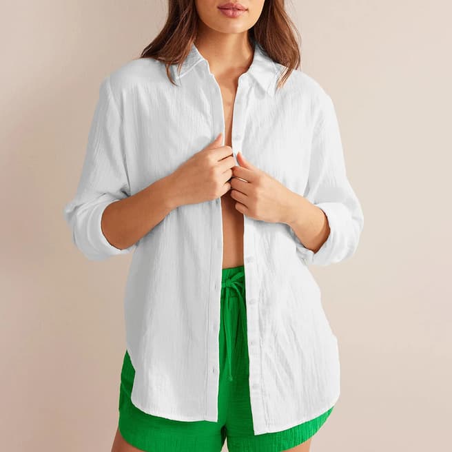 Boden Cotton Cheesecloth Shirt