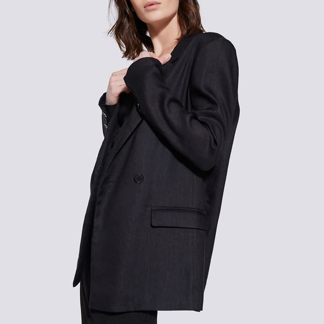 IRO Black Cassius Relaxed Blazer