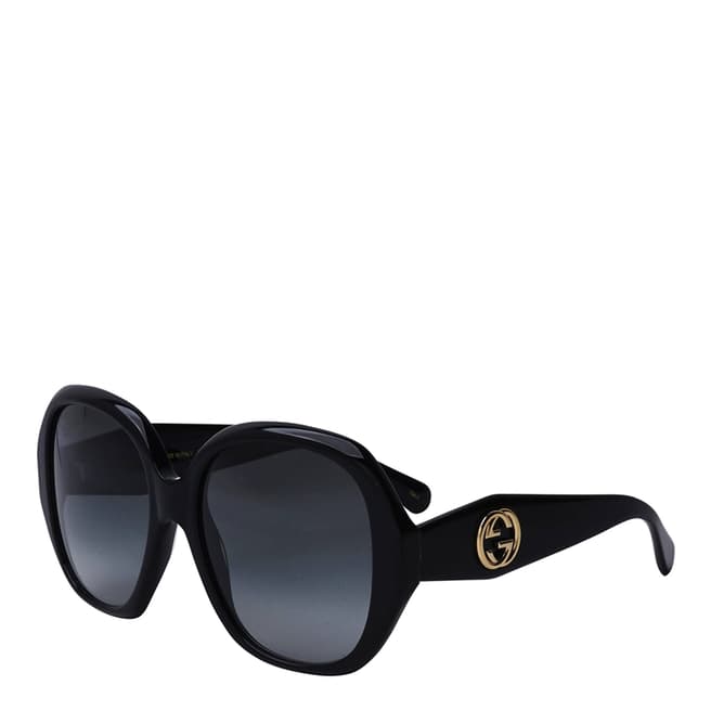 Gucci Women's Black Gucci Sunglasses 56mm