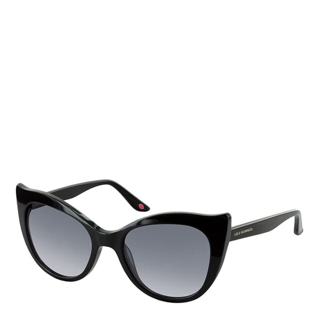 Lulu Guinness Women's Black Lulu Guiness Sunglasses 57mm