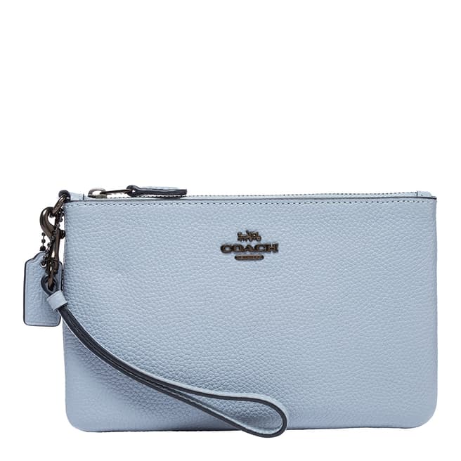 Coach Twilight Polished Pebble Small Wristlet