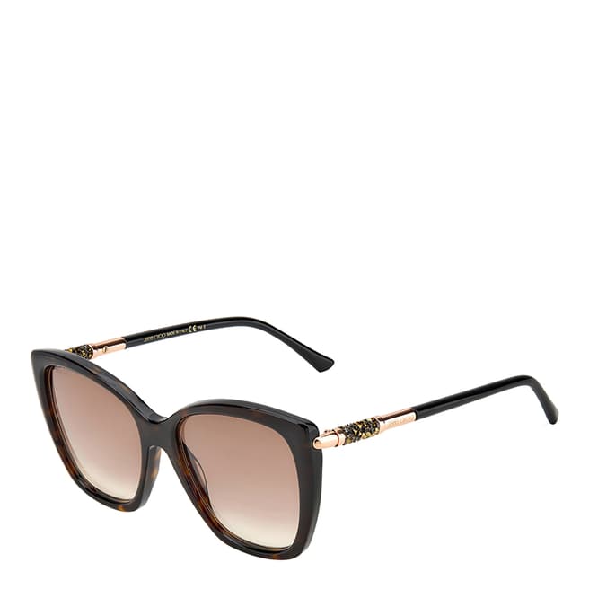 Jimmy Choo Havana Cat Eye Sunglasses