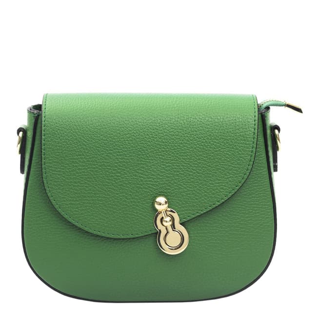 Baldinni Green Leather Shoulder Bag
