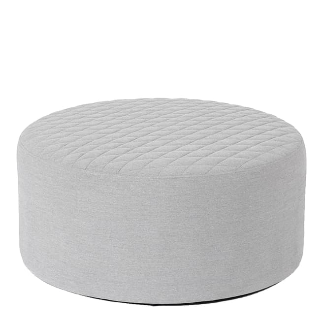 Maze SAVE £70 - Ambition Quilted Footstool , Lead Chine