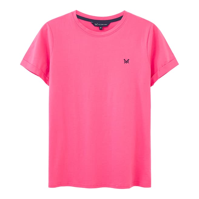 Crew Clothing Pink Short Sleeve Crew Tee