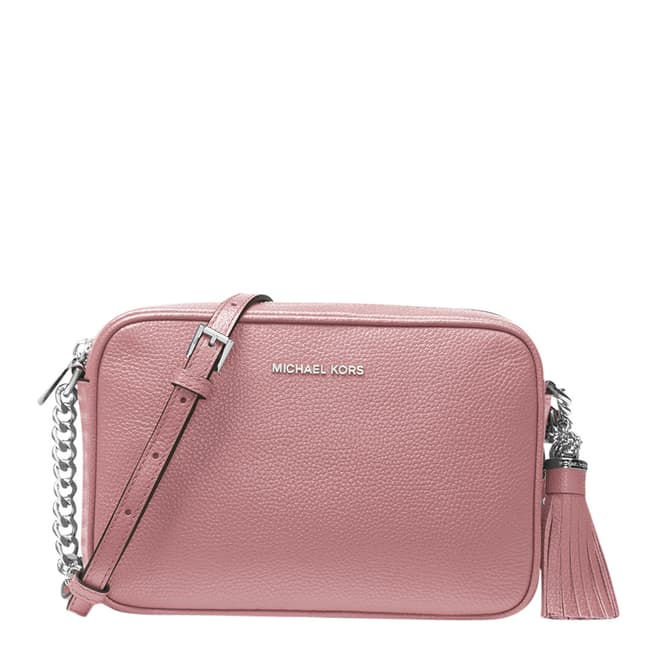 Michael Kors Royal Pink Jet Set Medium Camera Bag