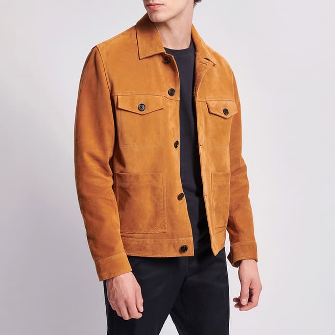 Duchamp Camel Suede Jacket