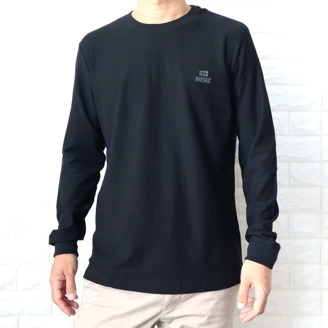 Diesel Black Diego Long Sleeve Top