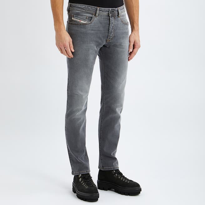 Diesel Grey Buster-X Tapered Stretch Jeans