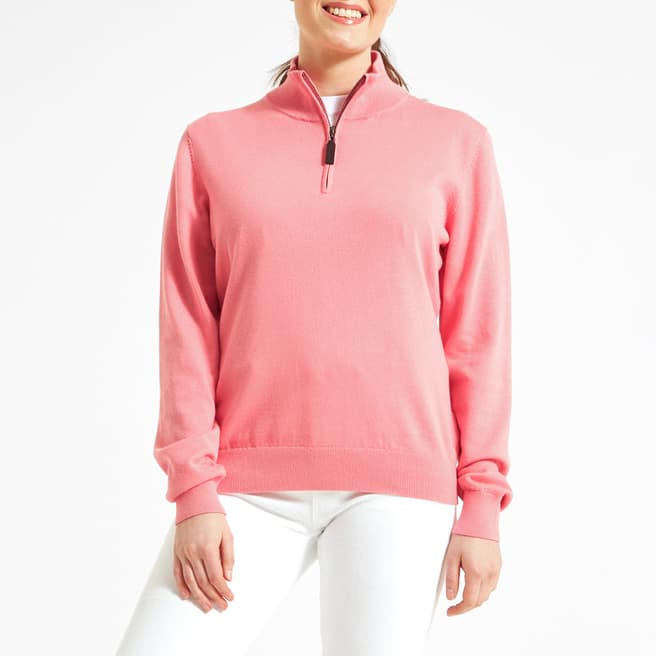 Schöffel Pink Polperro Pima 1/4 Zip