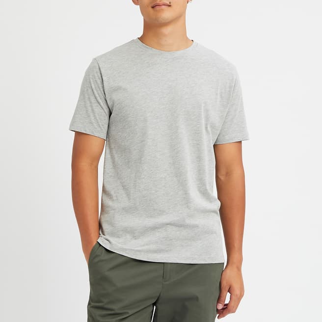 Reiss Mid Grey Dawson Jersey T-Shirt