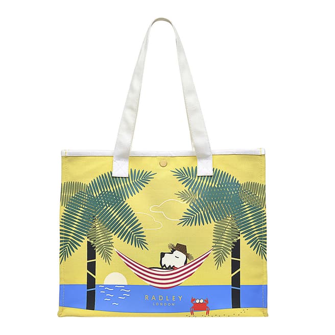 Radley Open Yellow Hammock Hangout Large Open Top Tote