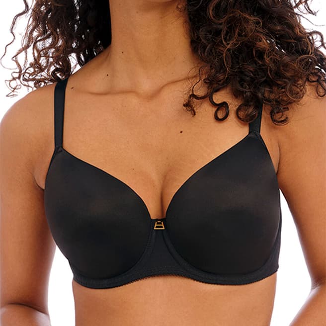 Freya Black Snapshot Moulded Demi T-shirt Bra