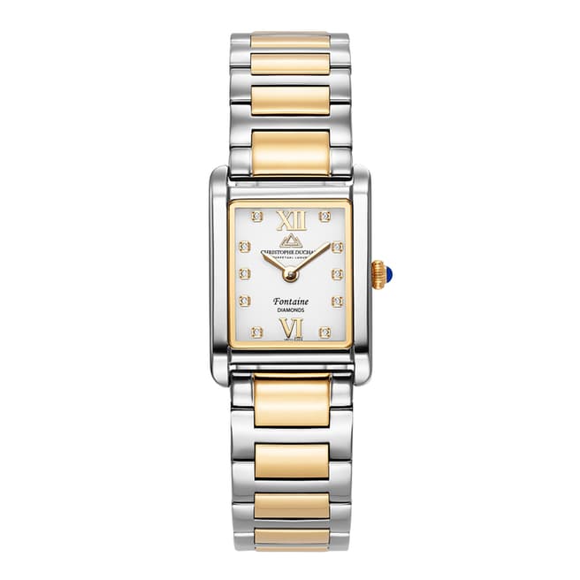 Christophe-Duchamp Women's Fontaine Gold & Silver Watch 21mm
