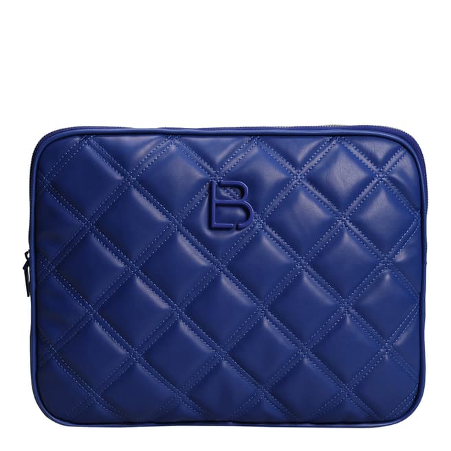 Lucky Bees Blue Leather Bag