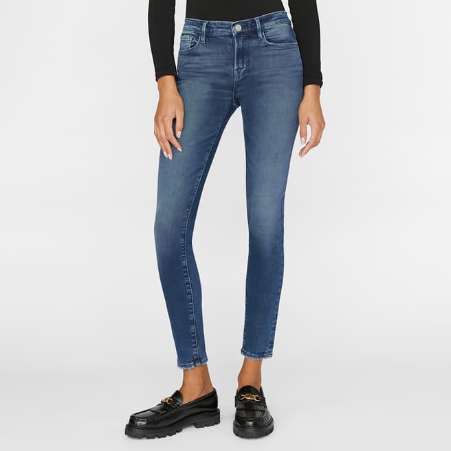 Frame Dark Wash Le Skinny De Jeanne Jeans