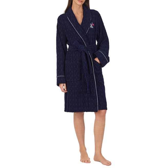 Ralph Lauren Navy Lauren Ralph Lauren Cotton robe