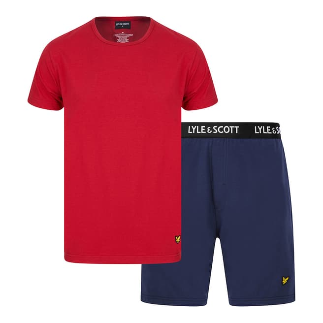 Lyle & Scott Red Charlie Lounge Set