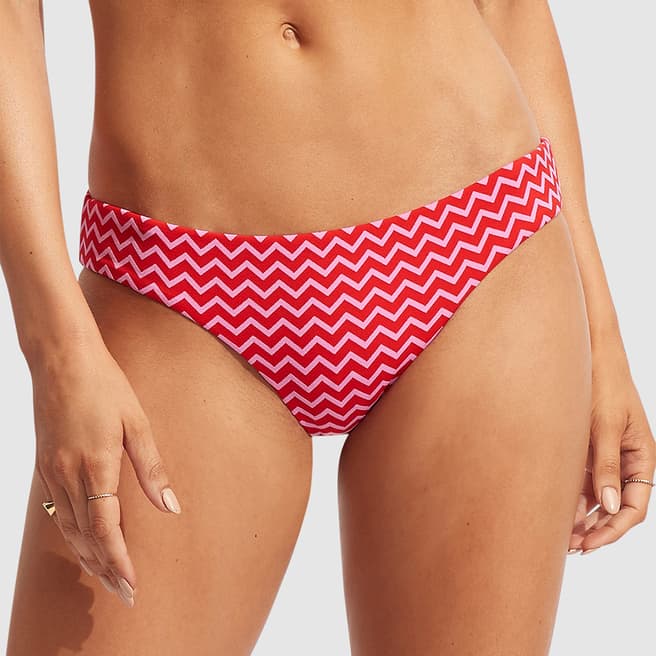 Seafolly Red Sienna Hipster Pant