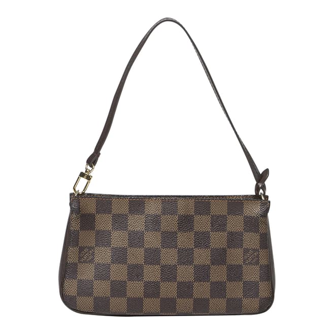 Vintage Louis Vuitton Brown Accessory Pouch Shoulder Bag
