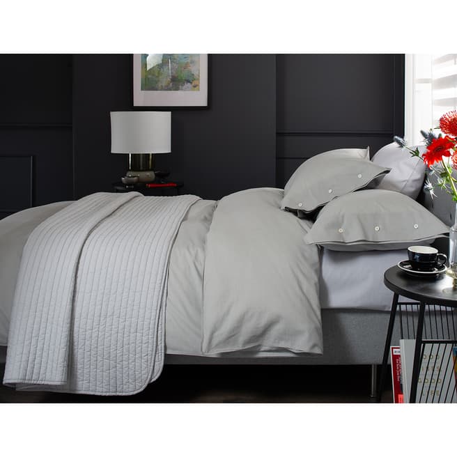 The Lyndon Company Parallel Stripe Bedspread, Grey