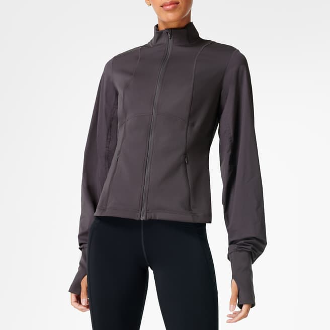 Sweaty Betty Grey Power Hybrid Jacket